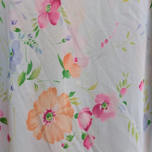 Vintage Victoria Secret Sheer Floral Slip Body Con Dress M Whimsy 90's Y2K - Picture 2 of 4